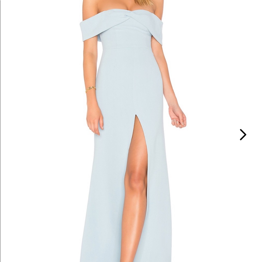 Lovers + Friends pale blue gown size S